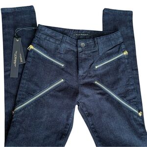 Cult of individuality Gypsy Highrise NWT Double Zipper skinny jeans 25